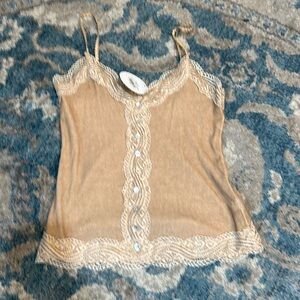 Lace tank top